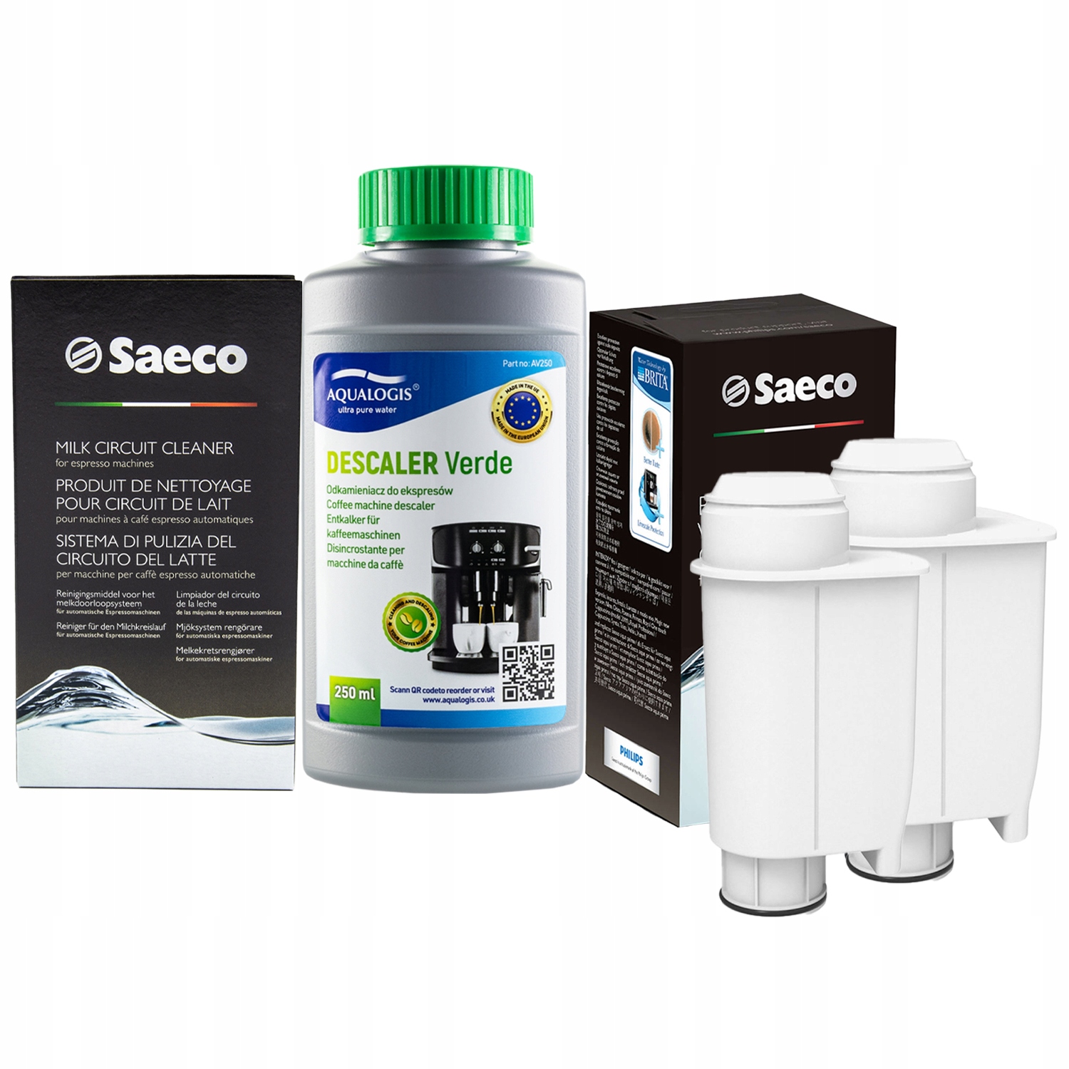 Prášek Odvápňovač 250 ml 2x náplň do kávovaru Gaggia Intenza+