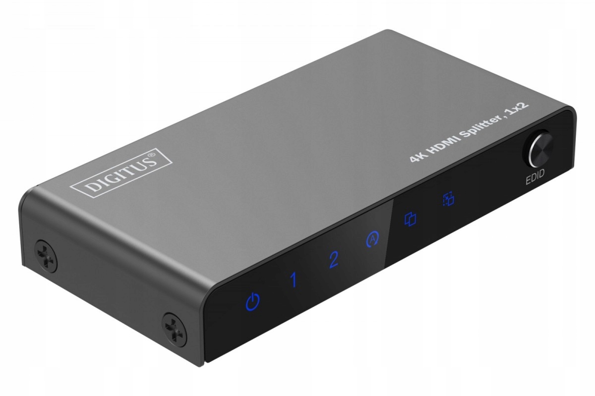 Hdmi rozbočovač/splitter 1x2, 4K/60Hz Uhd s Hdr, 18 Gbps, Hdcp 2.2, Edid