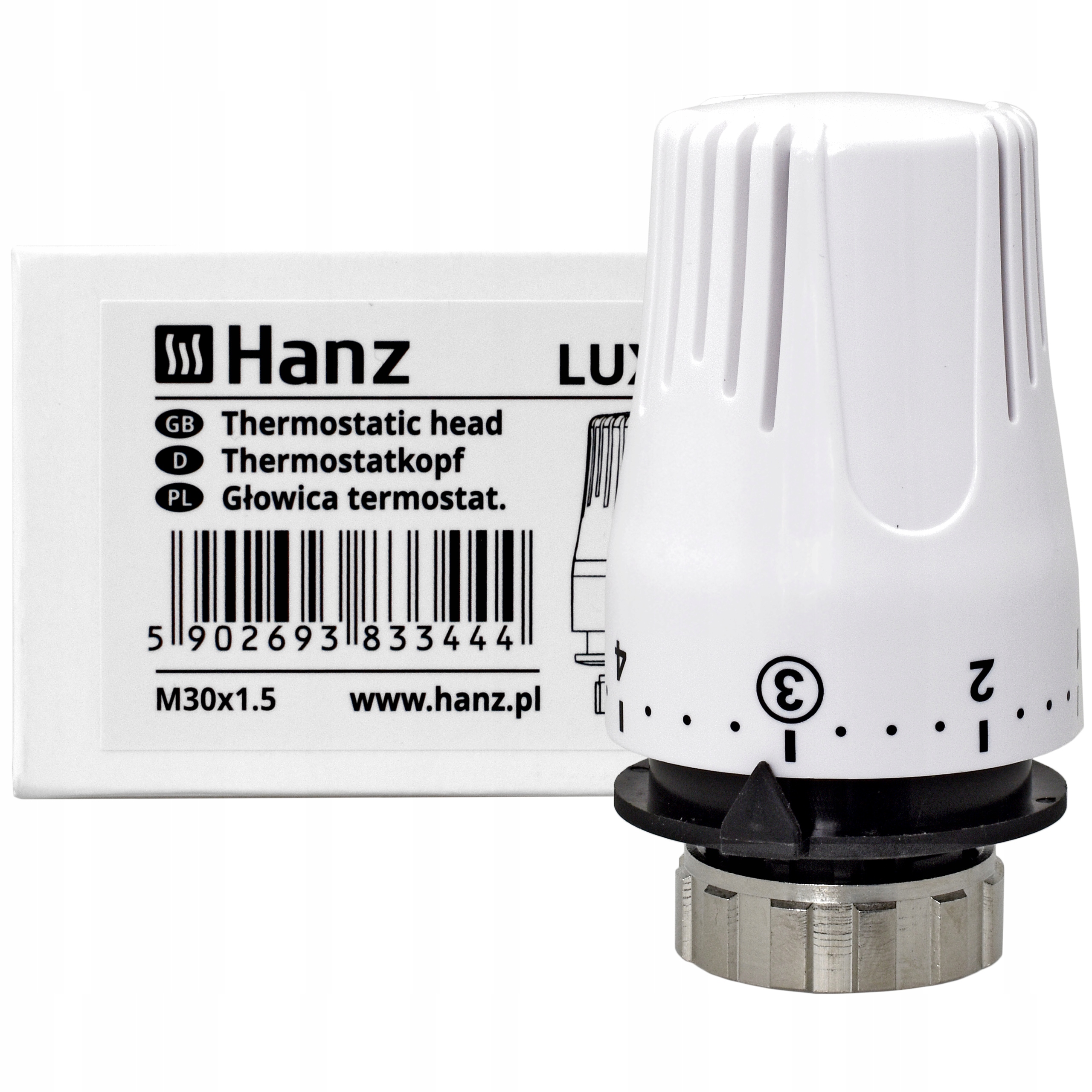 Głowica Regulator Pokrętło M30 do Grzejnik Kaloryfer Termostat Marka inna