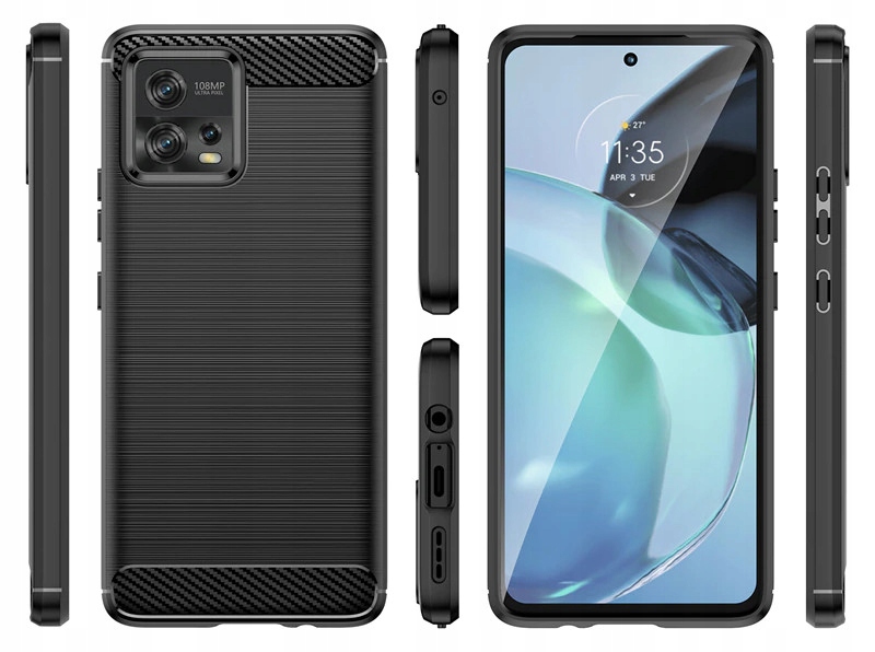 

Etui Karbon Case do Motorola Moto G72 Pancerne