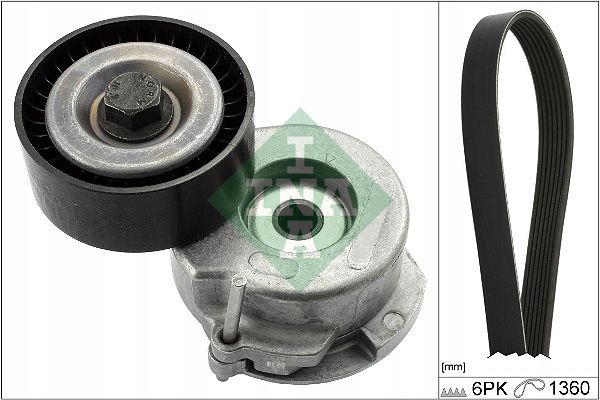 Zestawy paska klinowego wielorowko INA 529 0293 10 Producent części INA