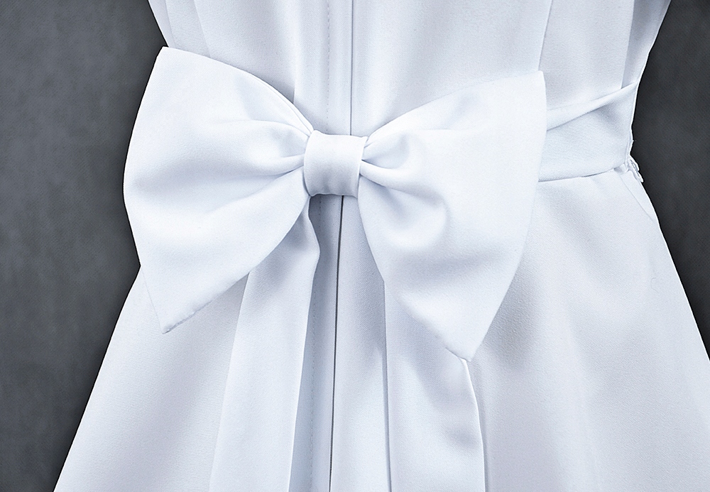 ALBA SUKIENKA KOMUNIJNA Z BOLERKIEM SZYTA NA MIARĘ Materiał dominujący poliester