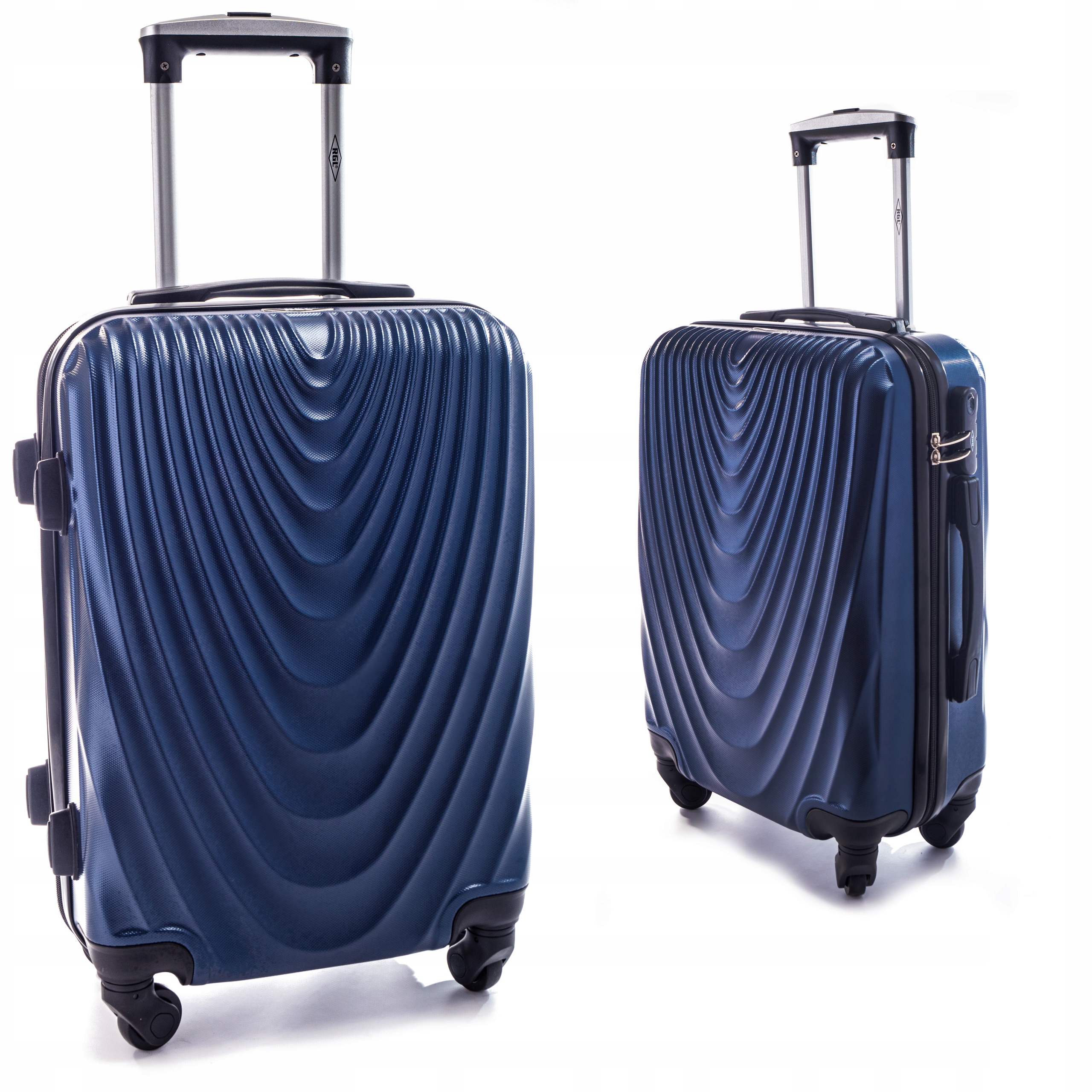 ŚREDNIA WALIZKA NA KÓŁKACH PODRÓŻNA TORBA ABS 63 Kolor wielokolorowy