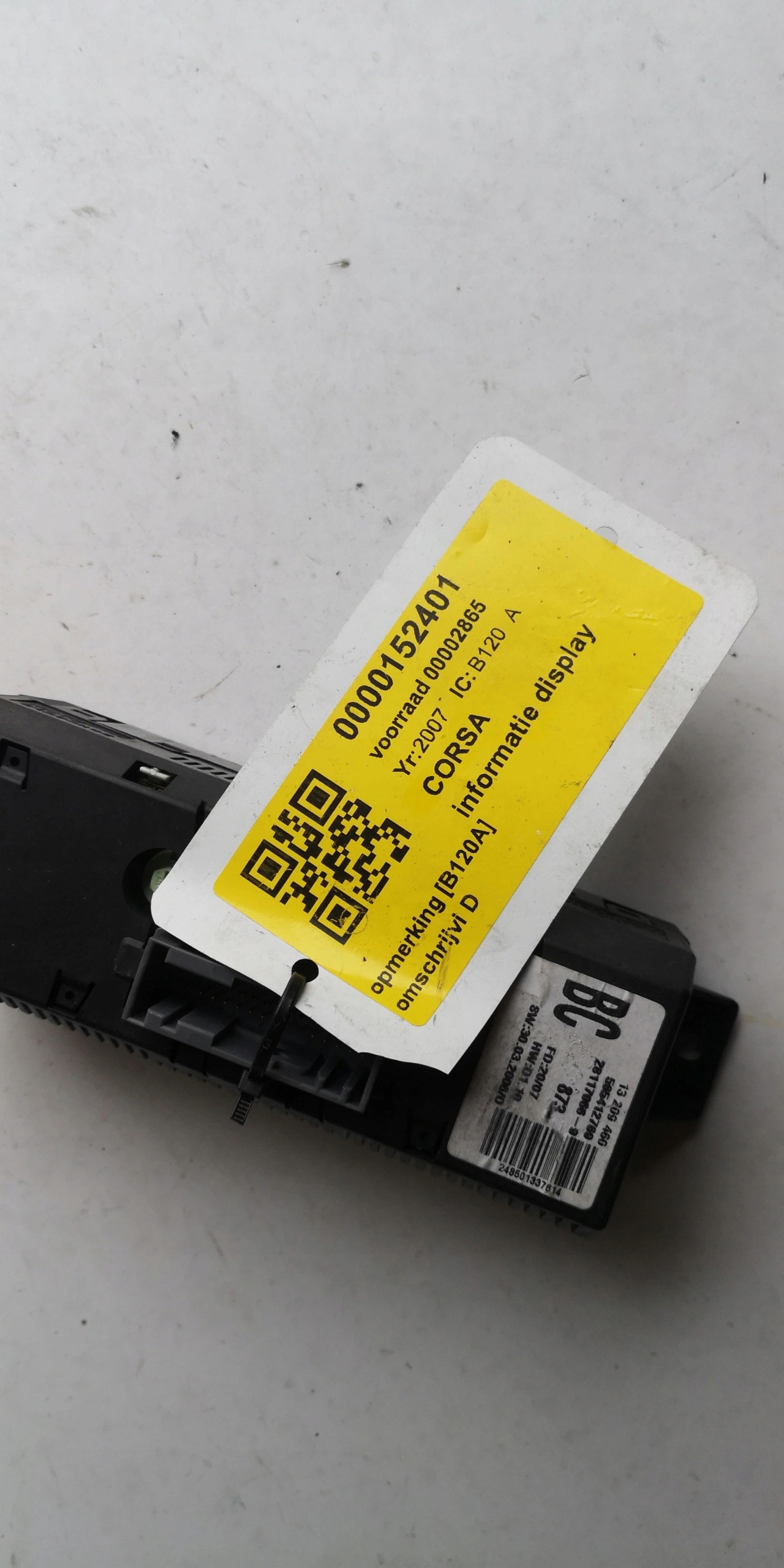 display OPEL CORSA D 13209460 BC original