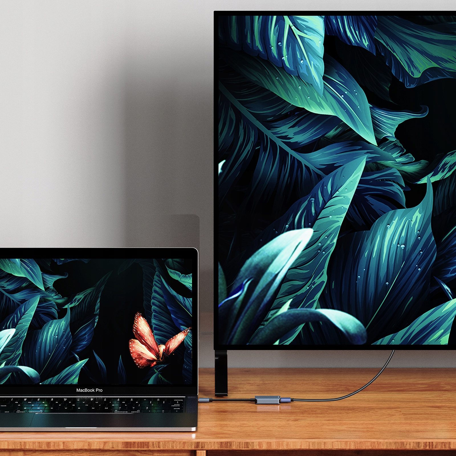 ADAPTER HDMI 4K 60HZ THUNDERBOLT 3 USB-C TYPE-C DO MACBOOK M1 M2 M3 / PC Zastosowanie Video