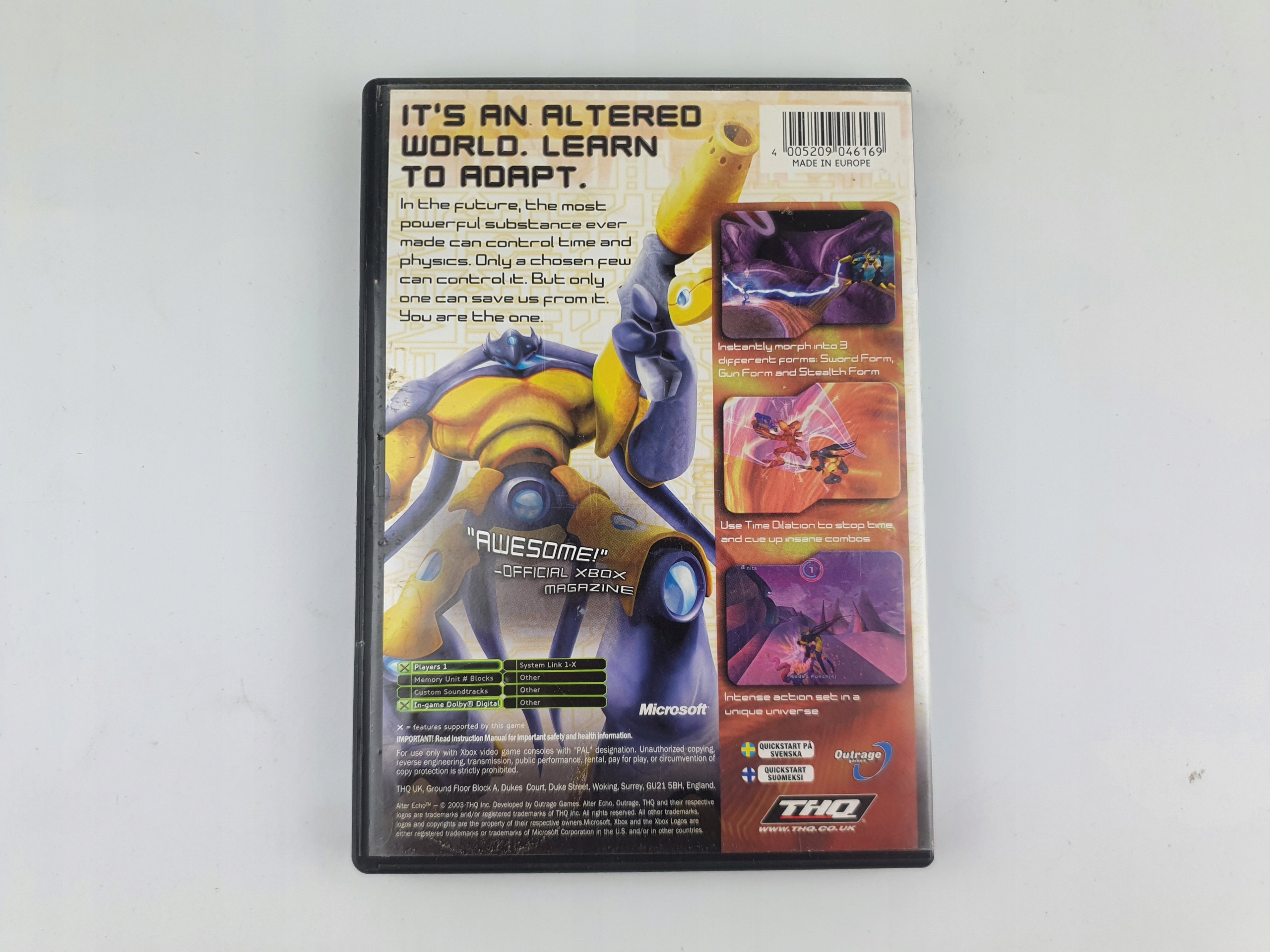 Gra Alter Echo Microsoft Xbox (eng) (4) z Tematyka gry akcji