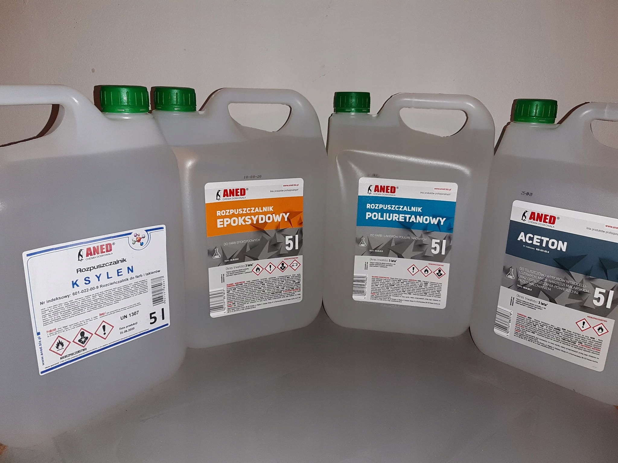 ACETON czysty ,wyS. jakość do farb ,lakierów 0,5L Producent Aned