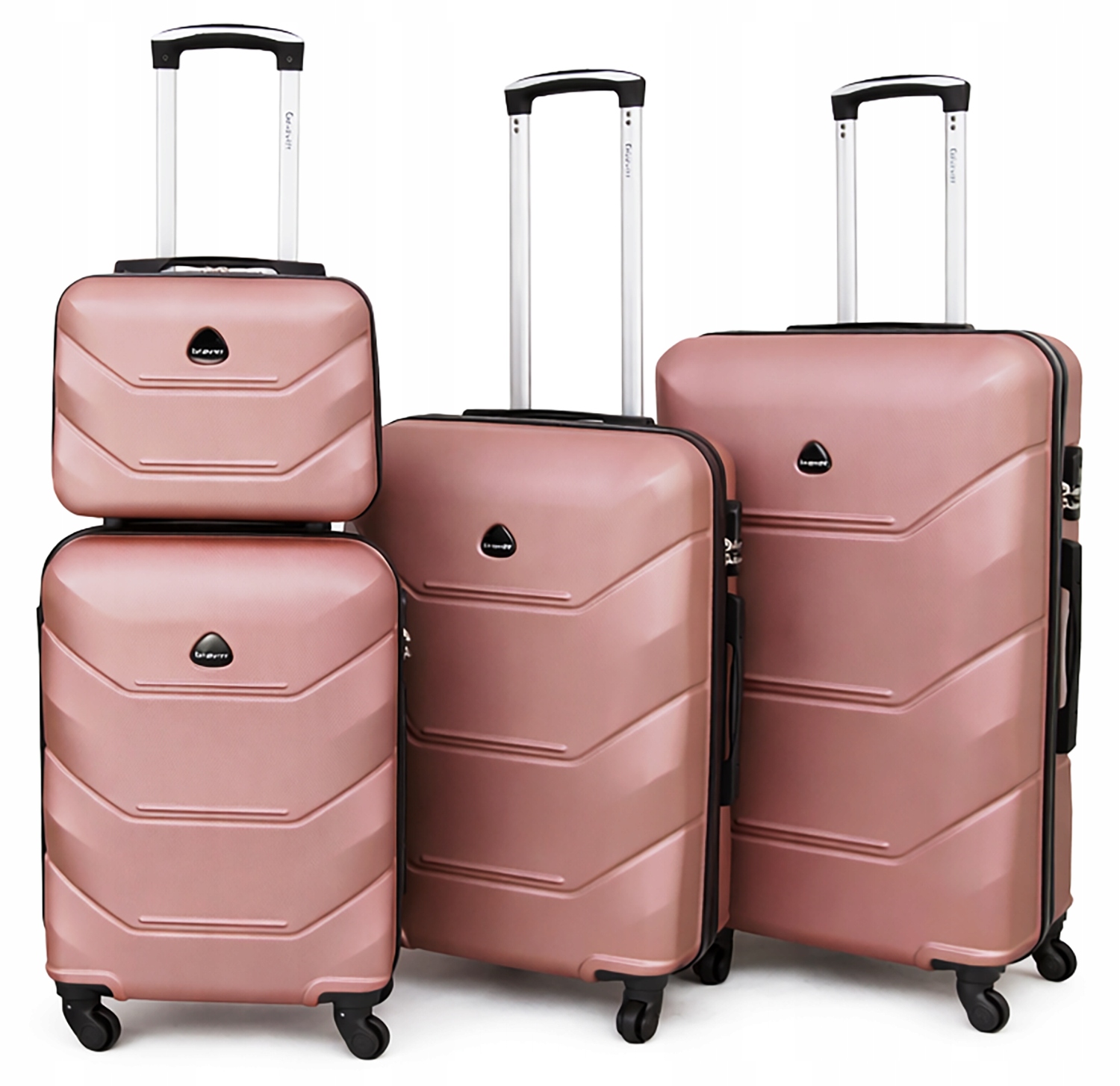 Zestaw Walizek 4w1 Walizka Podróżna Na Kółkach Gravitt 955