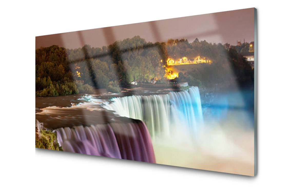 

Panel szklany Płytka Las Wodospad Natura 120x60