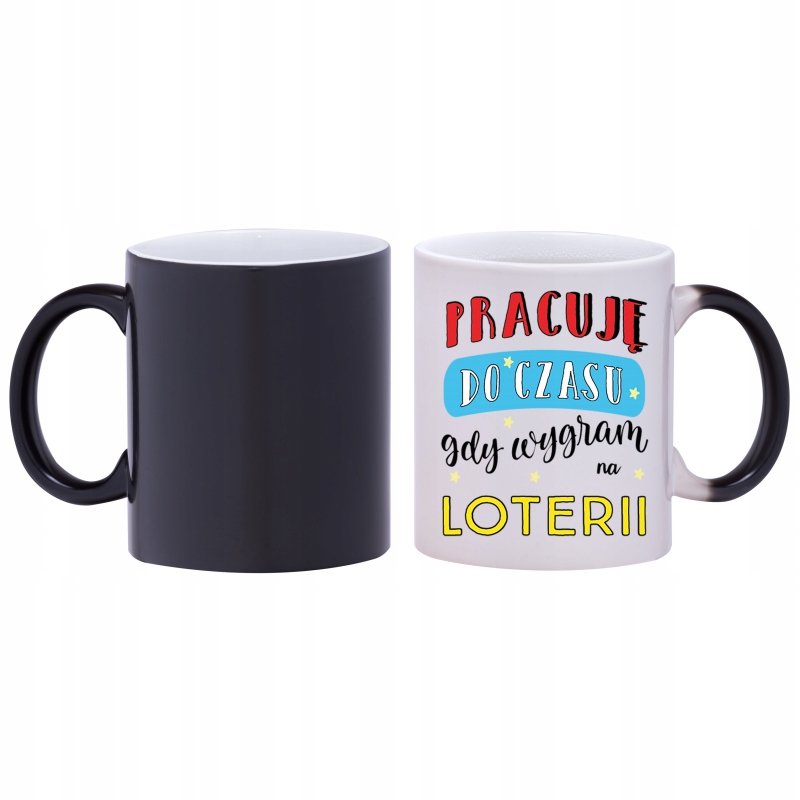 

Kubek Kubki Magiczny Do Pracy Śmieszne Napisy W478