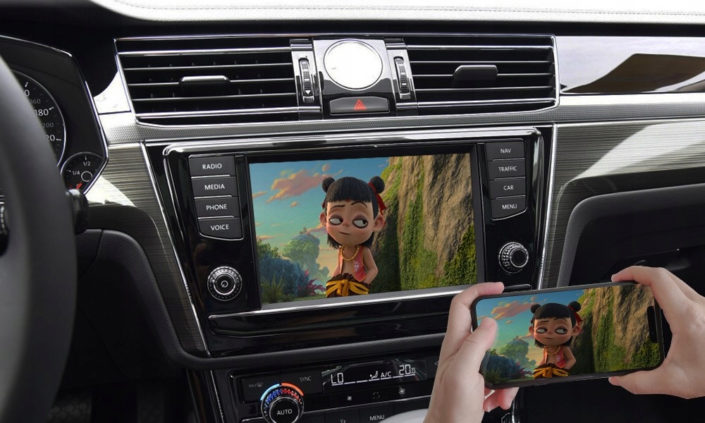 VW APPLE CARPLAY GOLF MK7, PASSAT, POLO Komunikacja Bluetooth Wi-Fi