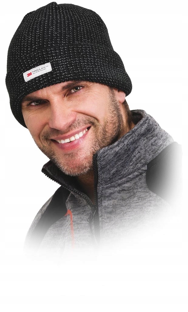 

Czapka zimowa męska Thinsulate 3M czarna Black