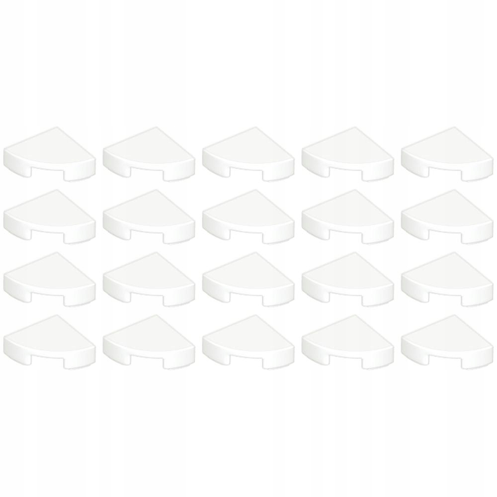 

Pakiet Lego 25269 Tile 1x1 ćwiartka Biały 20szt N