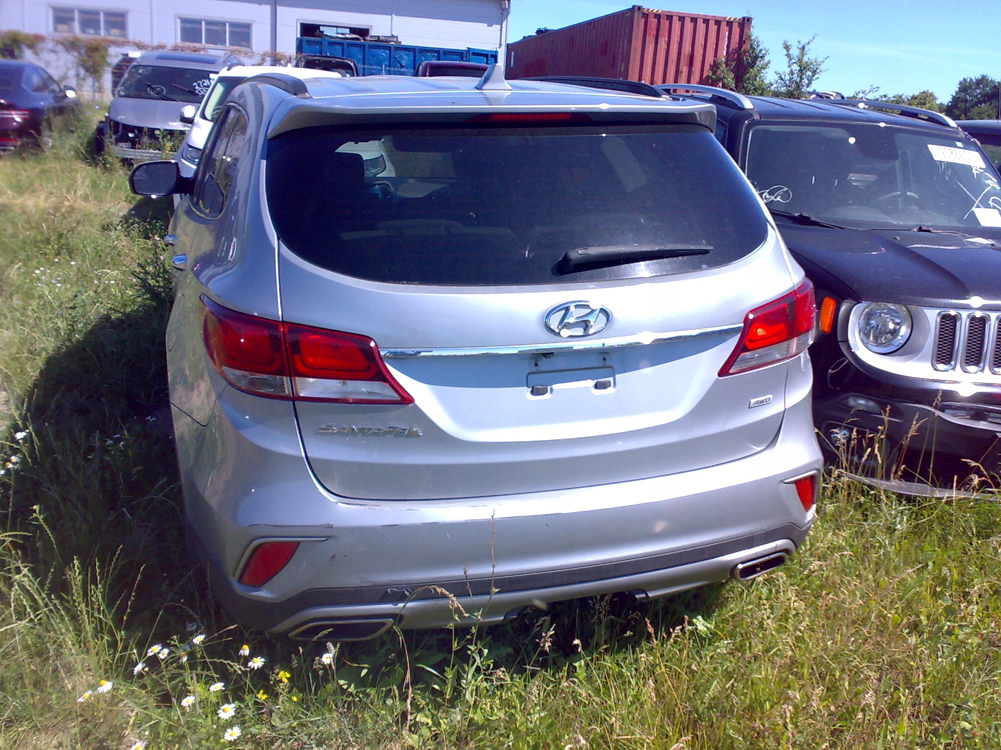 HYUNDAI SANTA ФЕ III 12-18 USA КРИШКА БАМПЕР ЗАДНІЙ ДВЕРІ ПОРІГ ФАРА ЗАД.