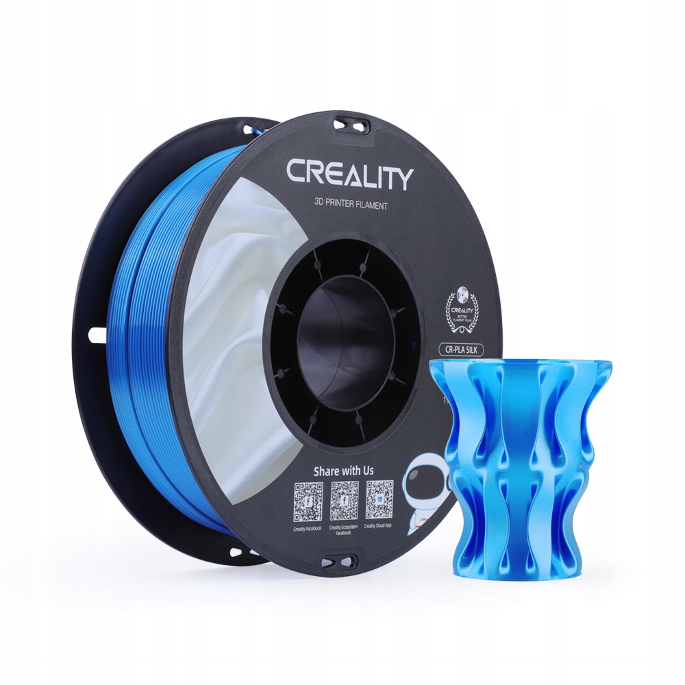 ОРИГІНАЛ CREALITY CR-SILK FILAMENT 1KG BLUE Виробник Creality