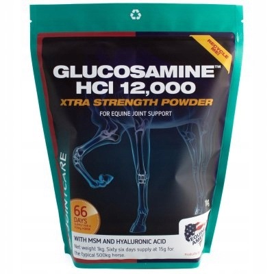Equine America Glucosamine Hci 12000 – wspiera stawy dla koni horse 1 kg