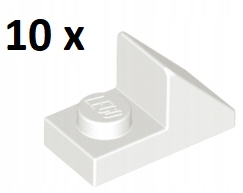 

Lego White Slope 45 stopni 2x1 92946 10szt