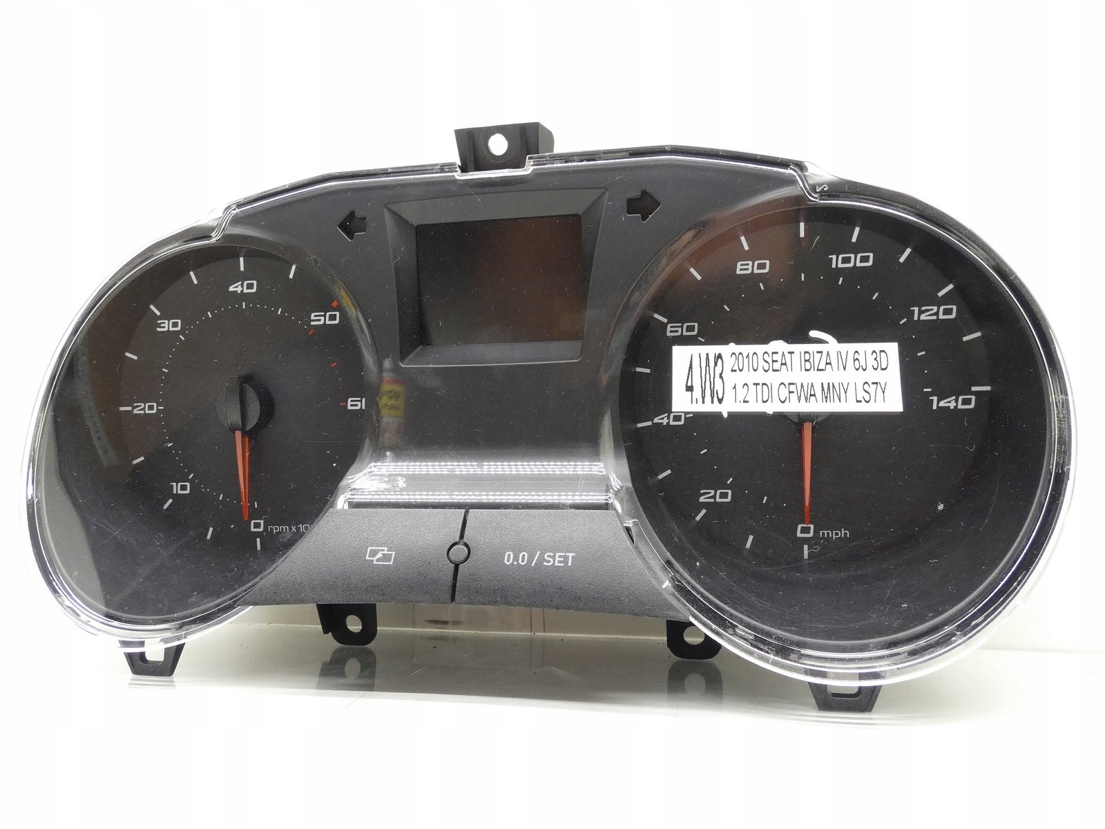 dials clock SEAT IBIZA IV 1.2 TDI CFW 6J0920902J