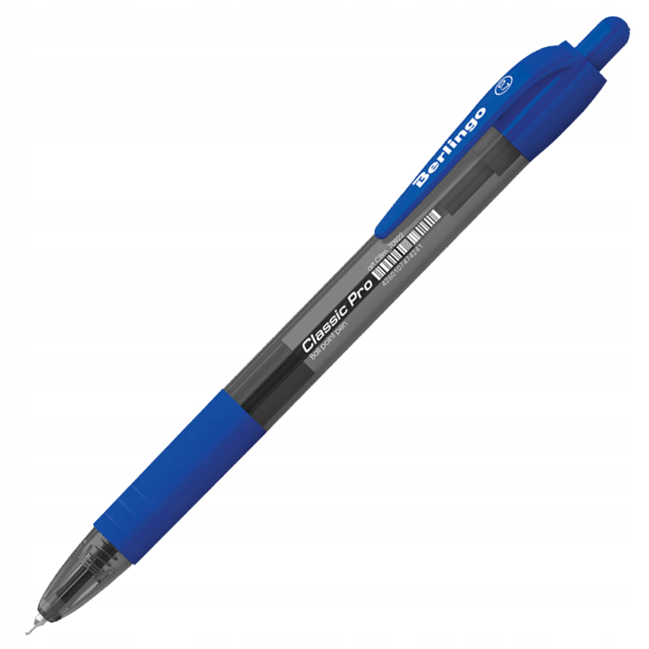 

Długopis Szkolny Niebieski 0,7 mm Skuwka Berlingo
