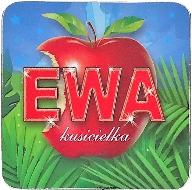 

Podkładka z imieniem pod kubek Ewa