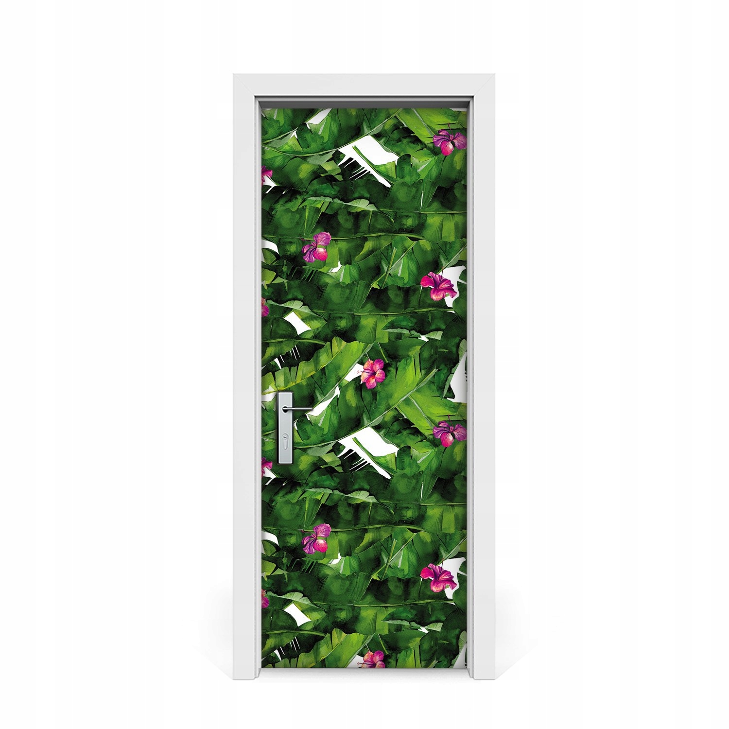 

Naklejka na drzwi okleina Hibiskus 75x205