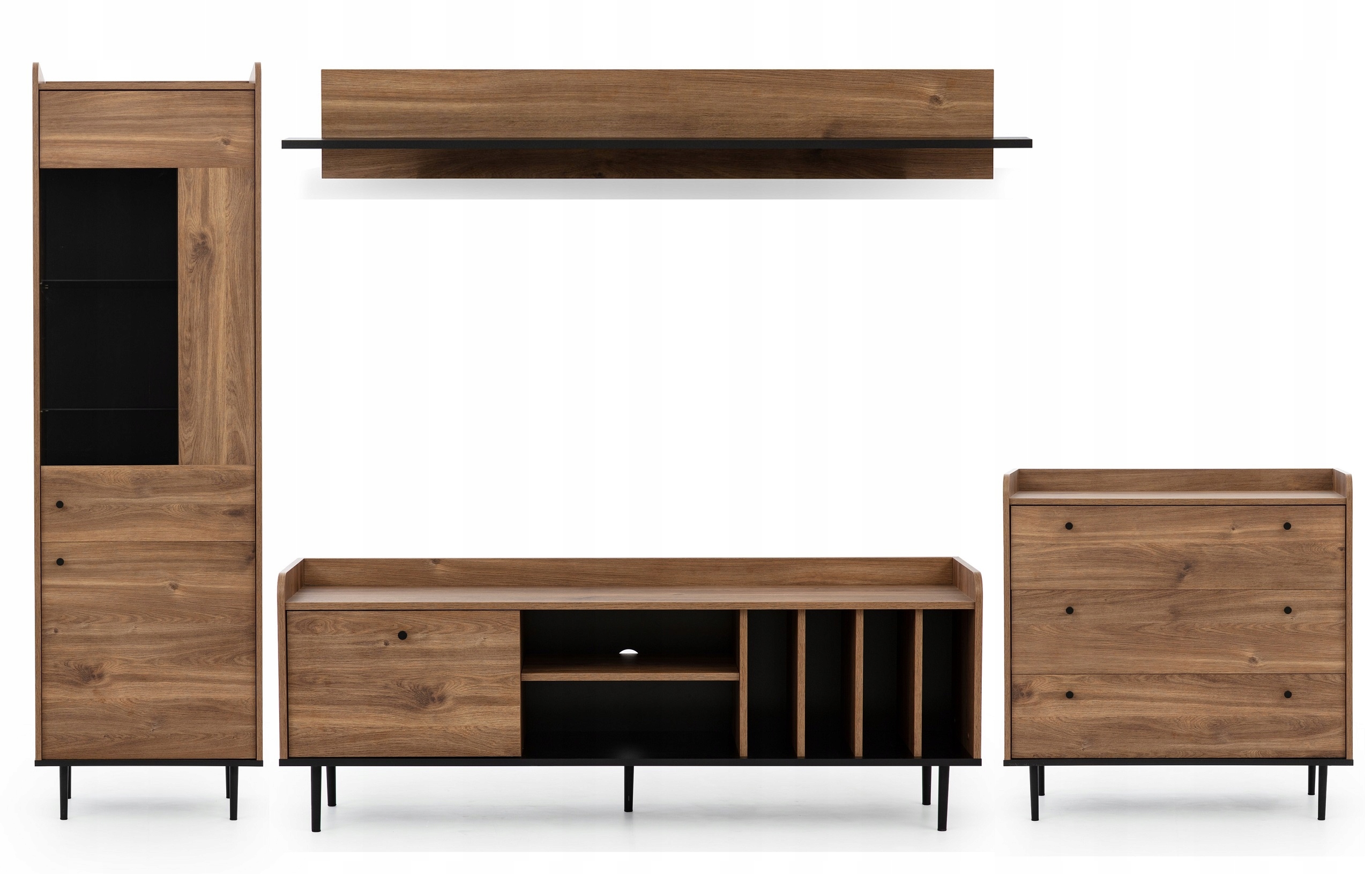 Zestaw komplet mebli do salonu w stylu loft