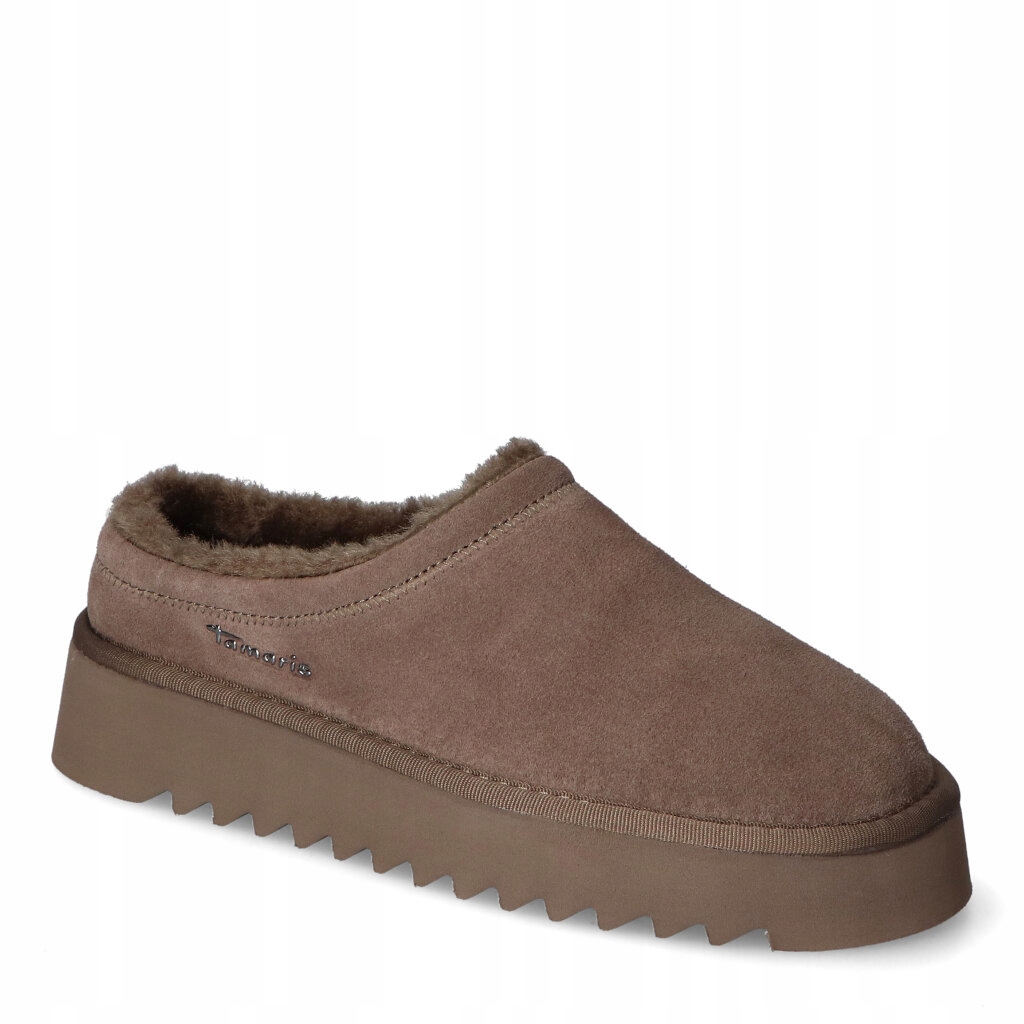 Sněhule Nazouváky Tamaris 1-27300-45/341 Taupe semišové, velikost 37