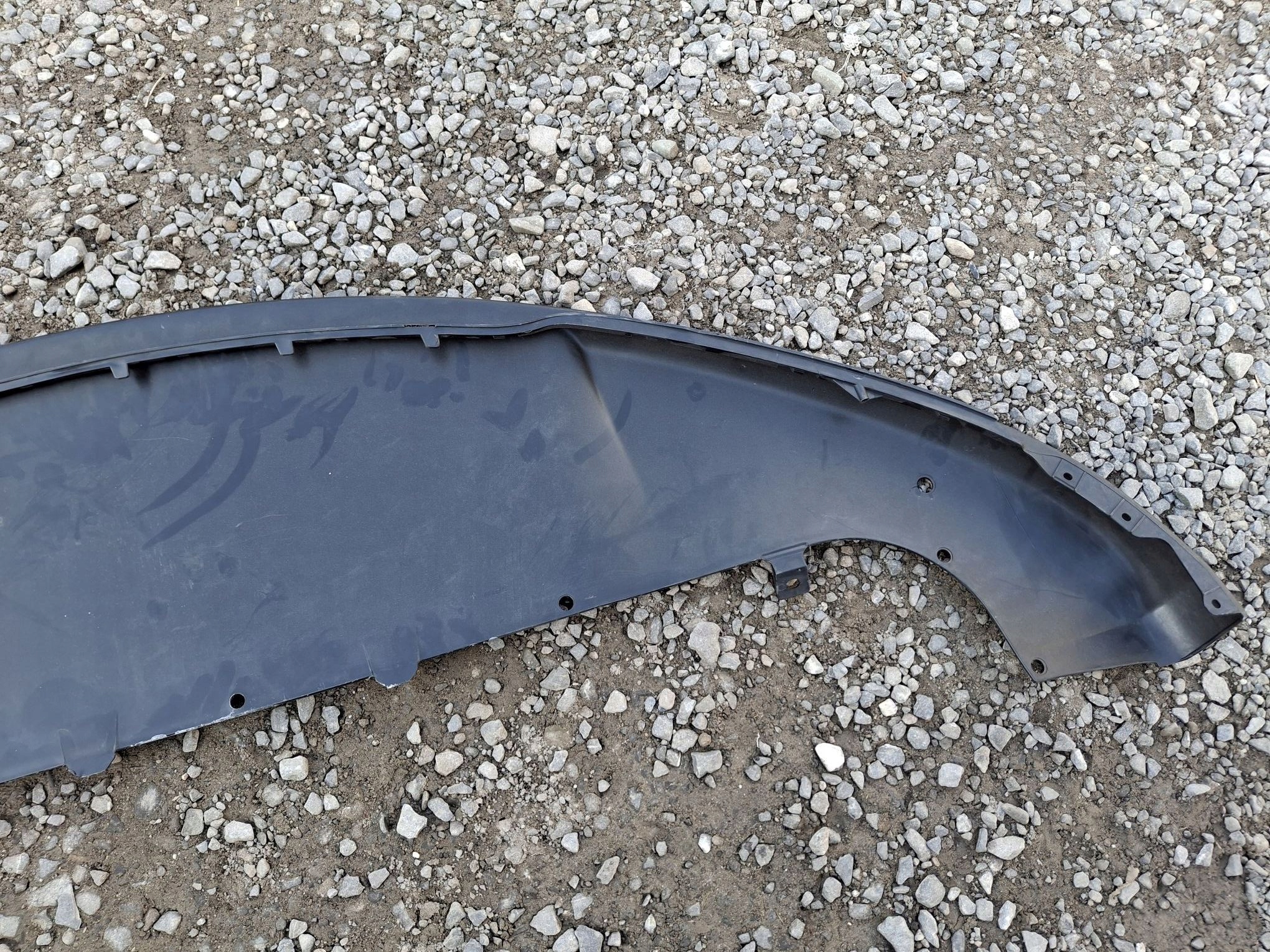 SPOILER cover below front bumper cover TESLA MODEL S S 2012R->