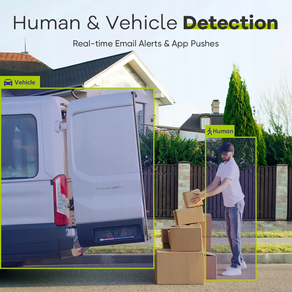 SANNCE 5MP Night Vision Security Smart PoE Zestaw kamer sieciowych IP67 8Pcs Model SE-N98PBM0-I58EP-P-OP