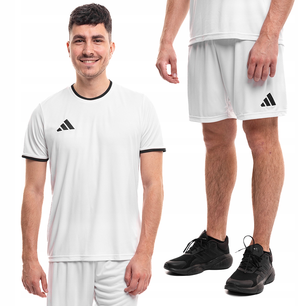 Pánské sportovní oblečení adidas Entrada 26 Komplet Tričko Kraťasy vel. M