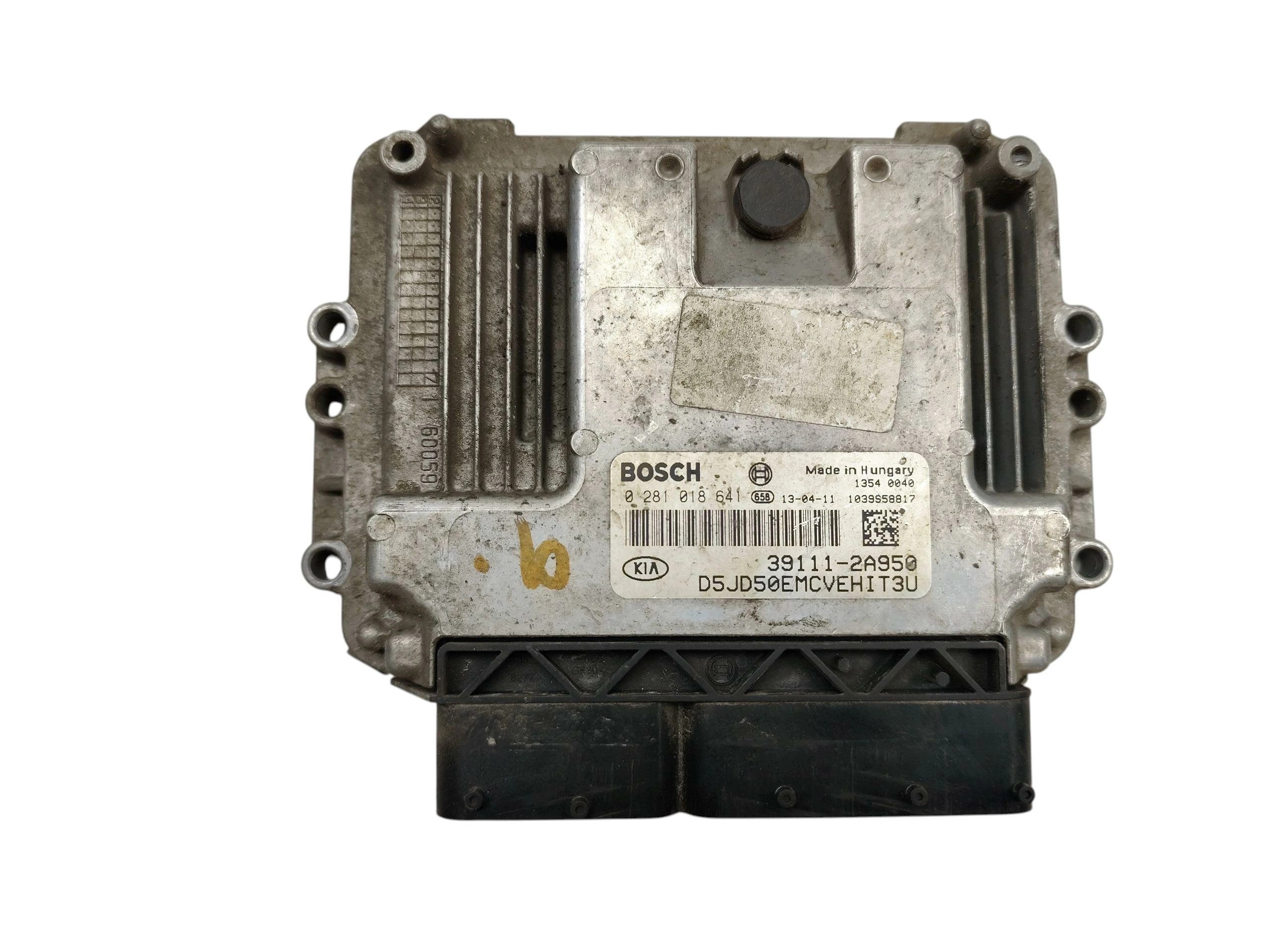 computer control unit of the engine KIA PRO CEED II 1.6 CRDI 39111-2A950 0281018641