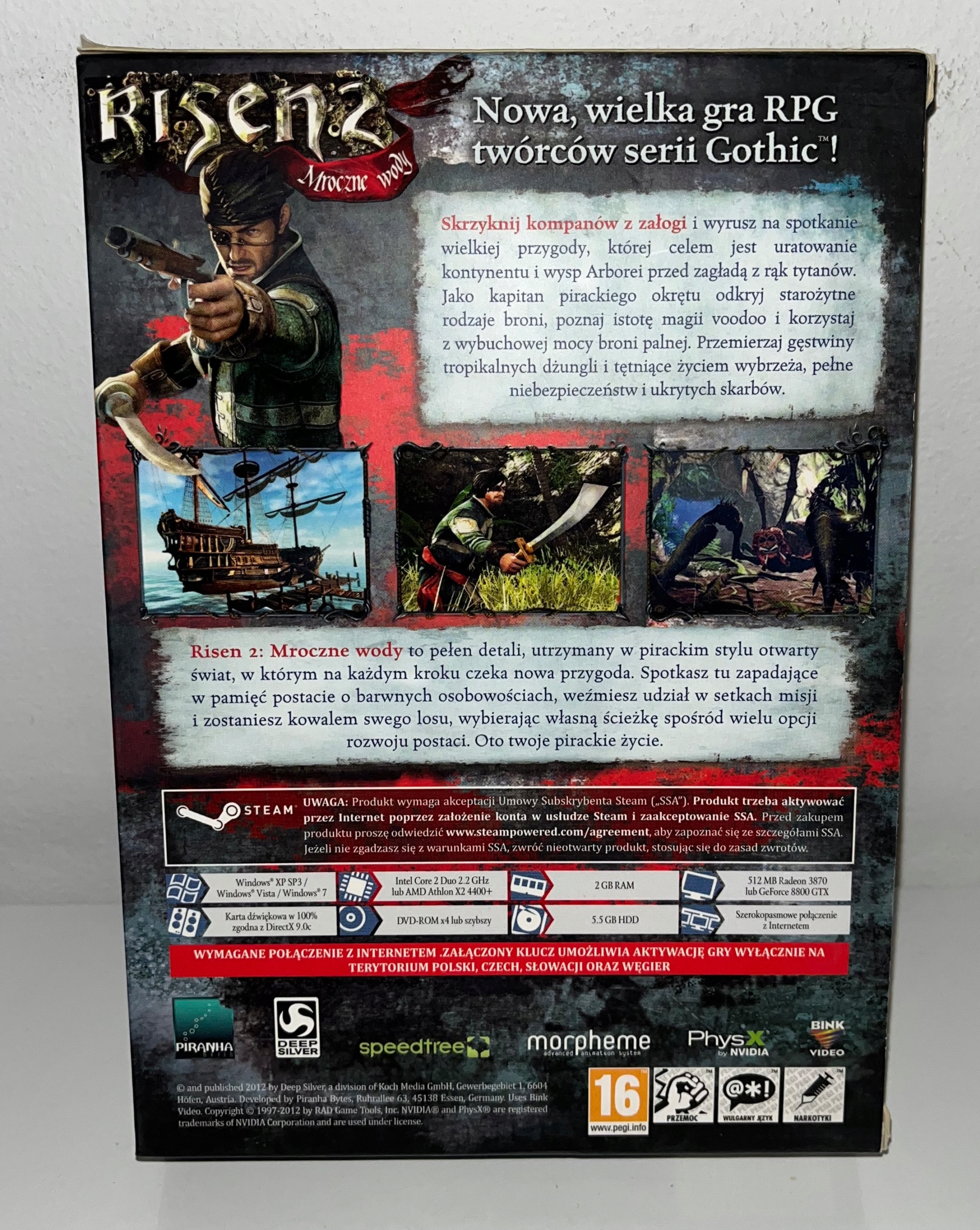 RISEN 2 MROCZNE WODY BOX PL Tytuł RISEN 2 II MROCZNE WODY
