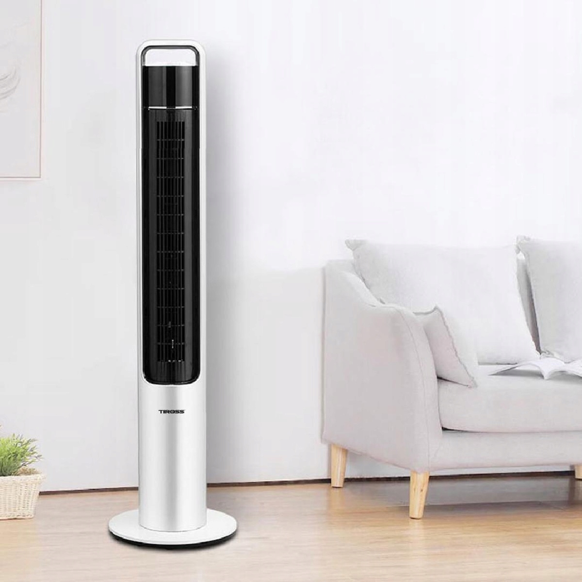Stĺpový ventilátor Tiross TS-9182 biely