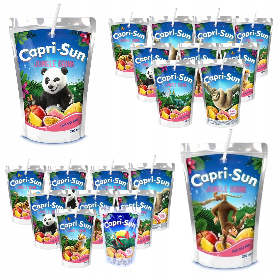 Napój Capri Sun Jungle Drink 200 ml x 20 sztuk Nazwa handlowa Napój Capri Sun Jungle Drink 200 ml