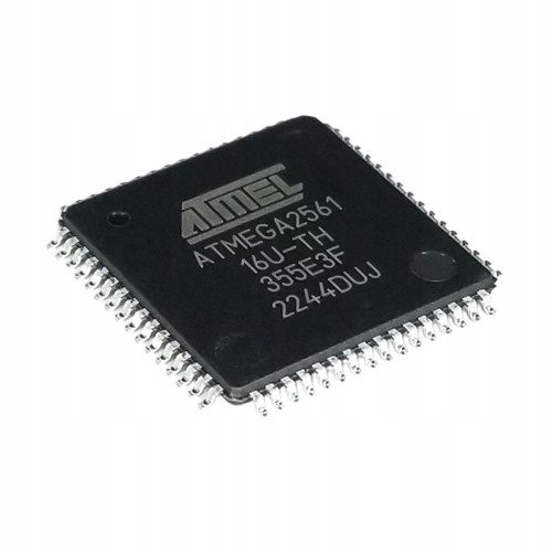 ATMEGA2561-16U -mikrokontroler 8-bit, 256kB, 8kB, 4kB, 16MHz, TQFP64, Atmel