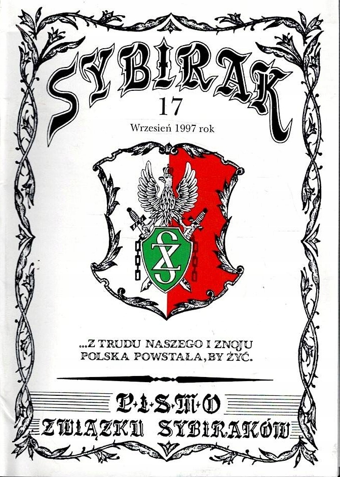 Sybirak Pismo Związku Sybiraków nr 17/1997