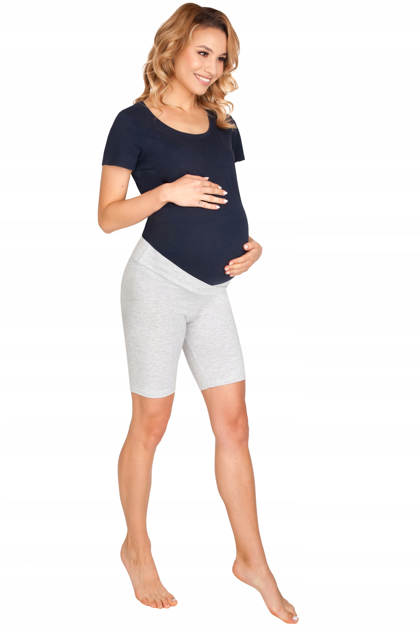 SPODENKI CIĄŻOWE SZARE KOLARKI BEZ PANELA Rozmiar XXL