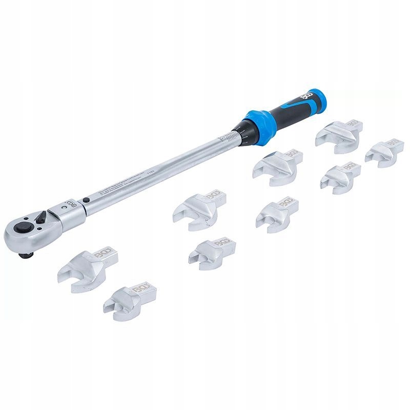 Sada, momentový kľúč s račňou 40-210 Nm, 14 x 18 mm, Bgs 7193