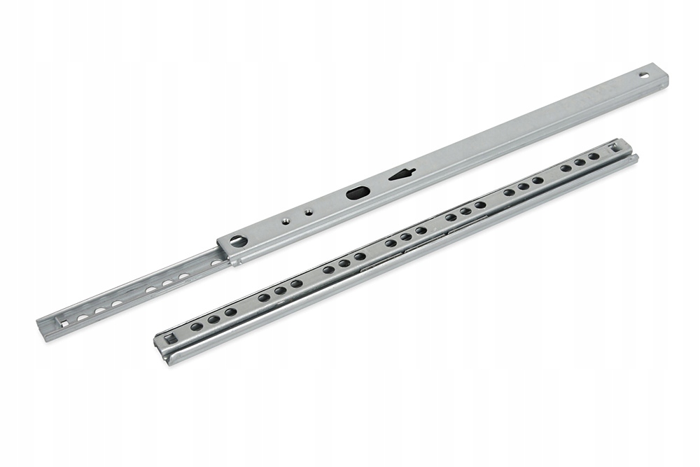 2x PROWADNICA MEBLOWA KULKOWA PROWADNICA DO SZUFLAD DO MEBLI L-278mm H-17mm