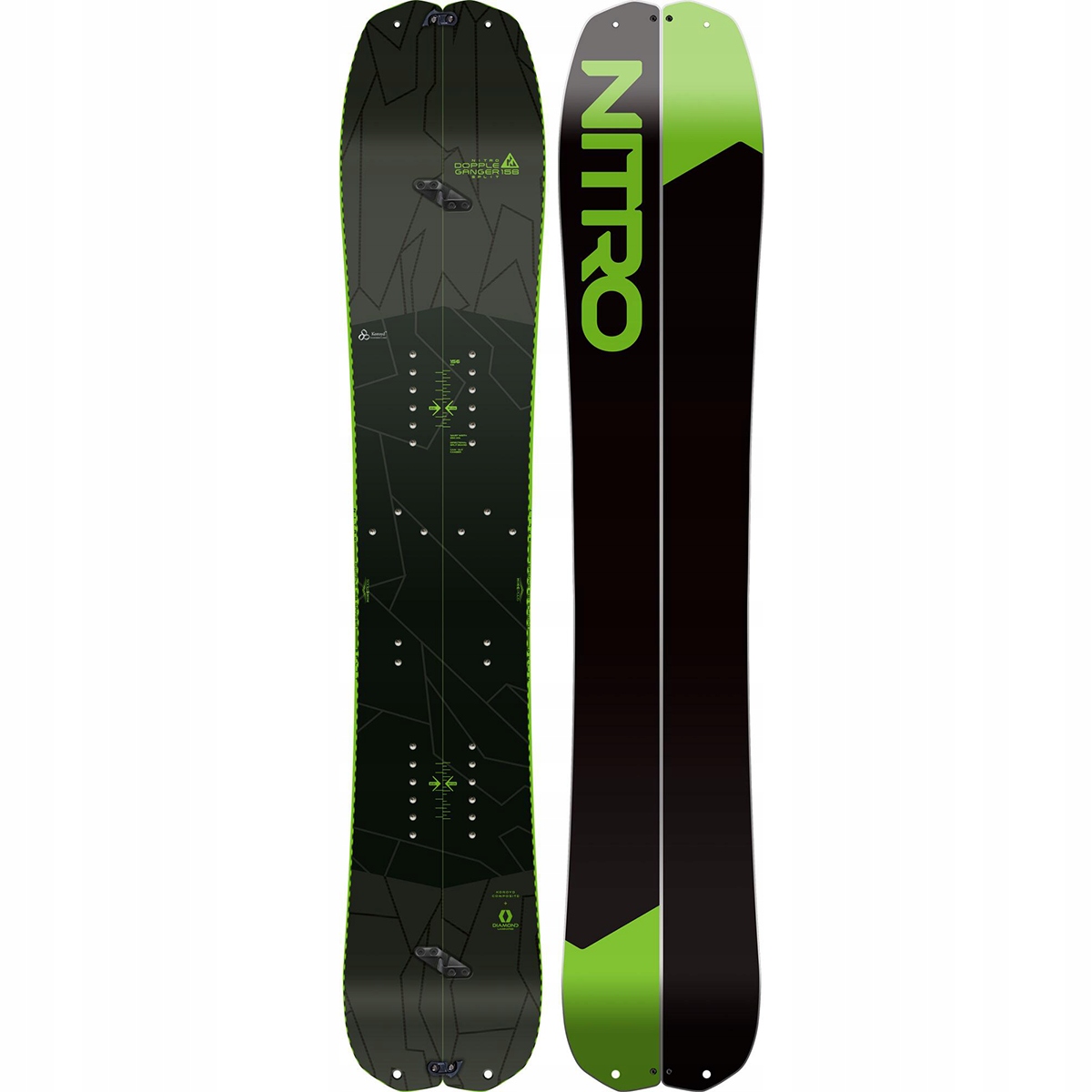 Splitboard NITRO Doppleganger + foki 164 Profil Hybrid