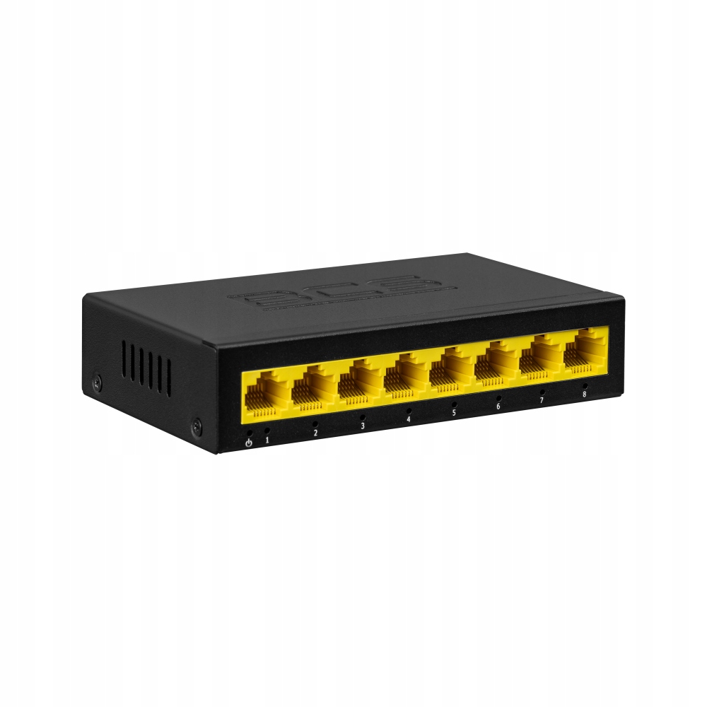 Switch 8x Lan BCS-B-S08G Bcs 16Gb/s 8-portový 8xRJ45 1Gbps Bcs Basic