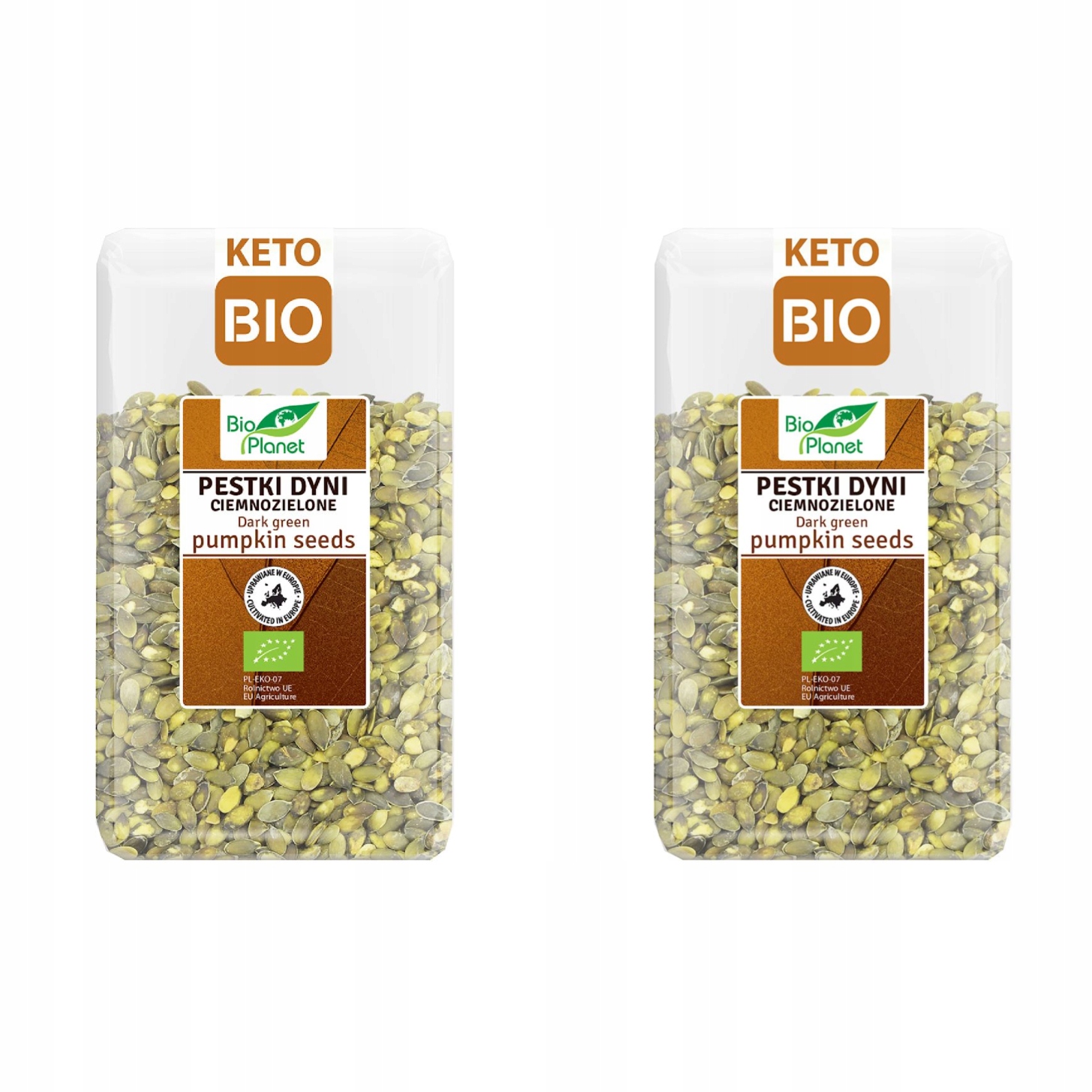 2x Pestki Dyni Ciemnozielone (uprawiane W Europie) Bio 1 kg Bio Planet
