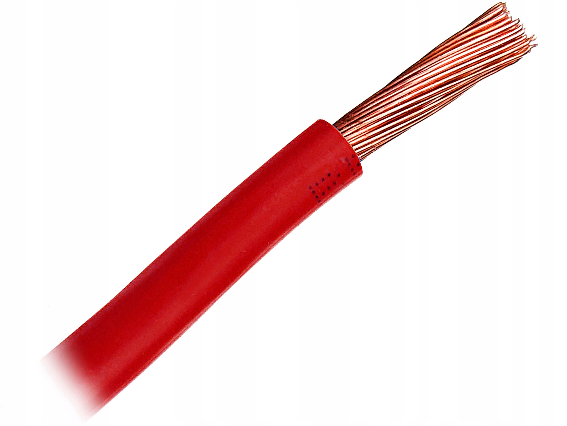 

Przewód kabel linka Lgy 6mm2 czerwony 6 1x6mm 1m