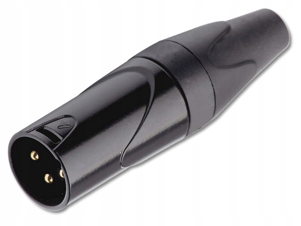 

Złącze Xlr Męskie Gniazdo Mikrofonowe 3P Gold