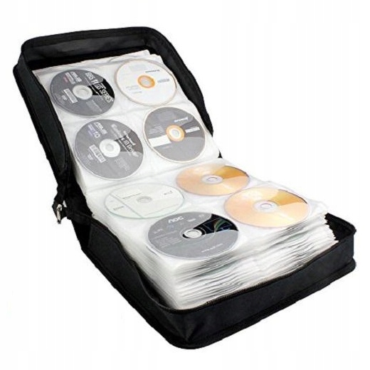 Duża Torba Etui Pokrowiec Futerał Segregator na 300 płyt CD oraz płyty DVD