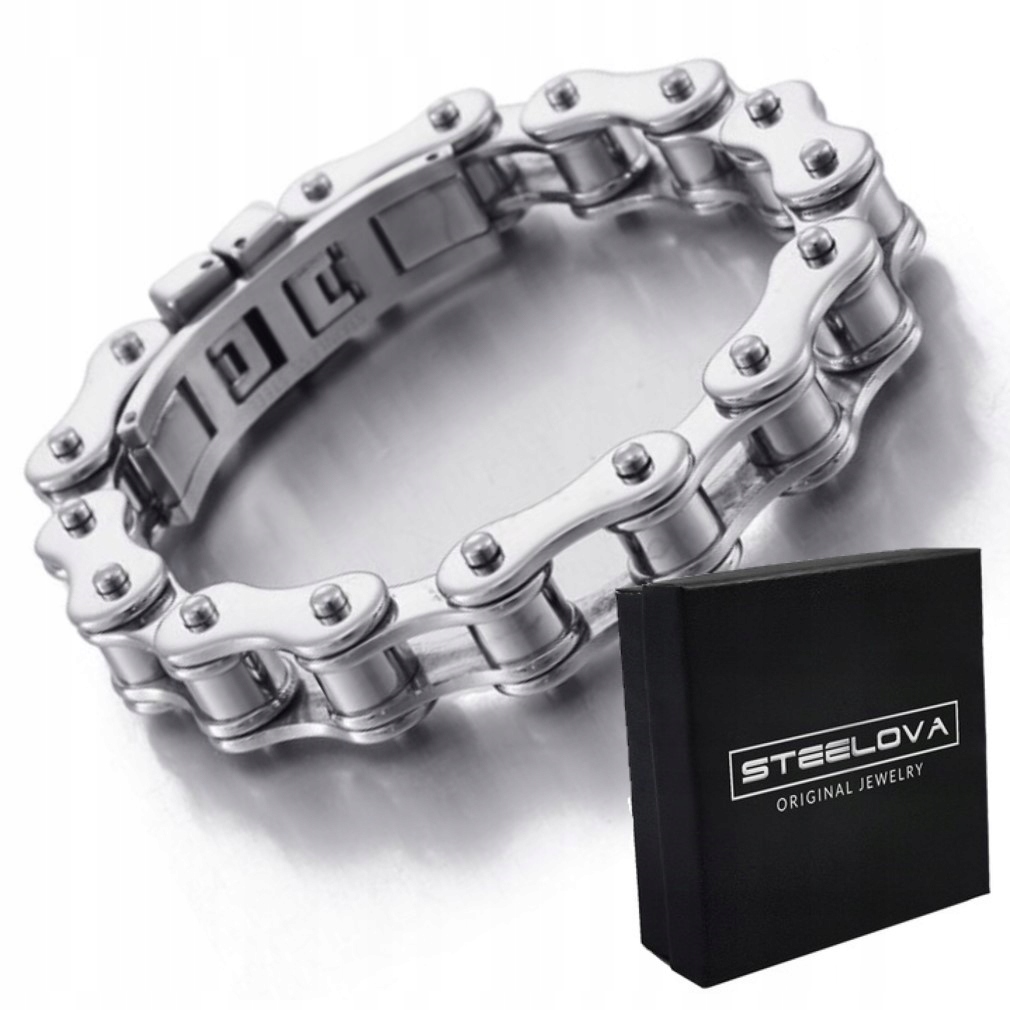 Pánský Náramek Bike Chain Na Zip Ocel 316 L