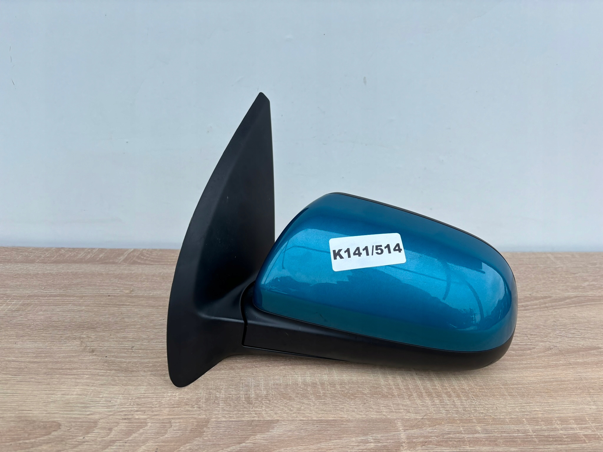 DAEWOO KALOS AVEO left mirror MANUAL blue E4012311 K141/514