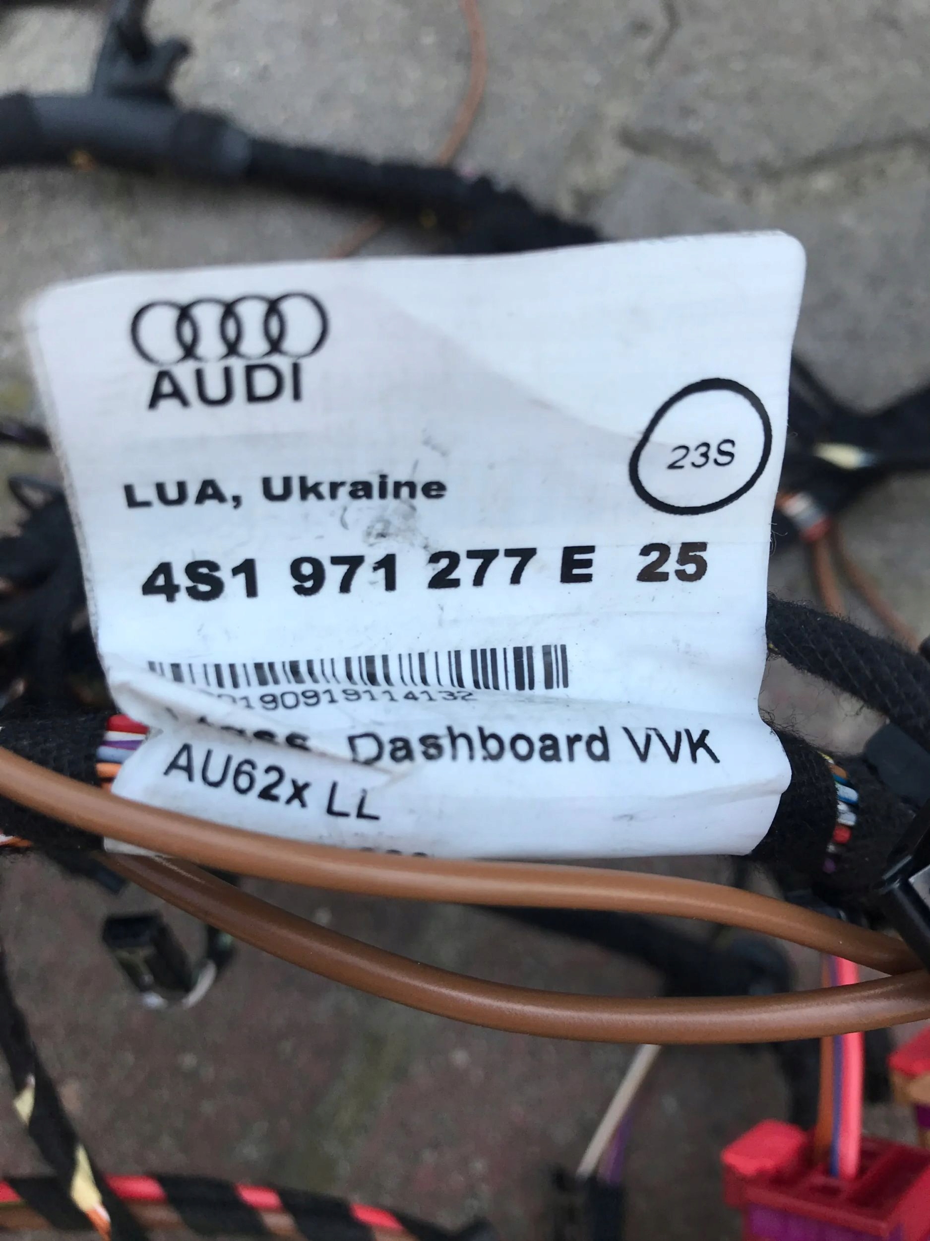 AUDI R8 5.2 plus bundle wiring consoles 4S1971679E 4S1971277E 4S0971650