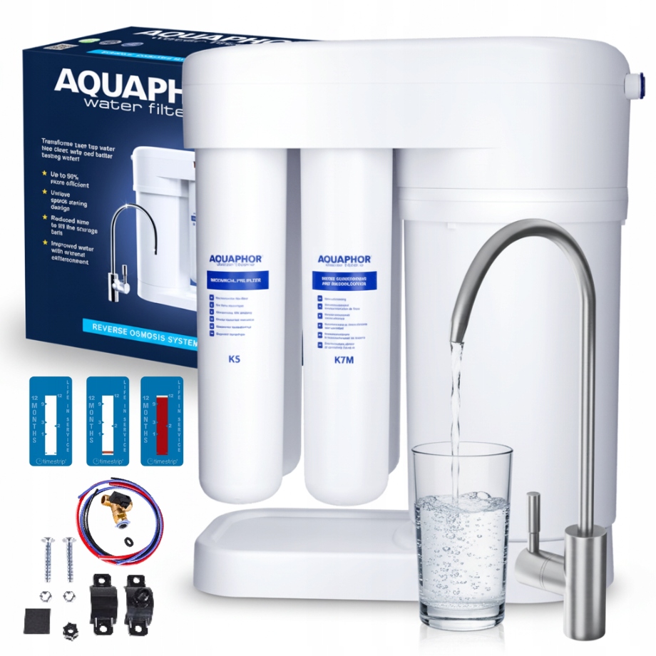 Aquaphor Morion RO-101S filtr odwróconej osmozy z mineralizacją wskaźnik