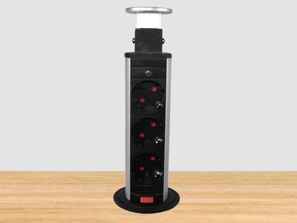 Zásuvková lišta Column Kz 3 zásuvky Schuko 2 m